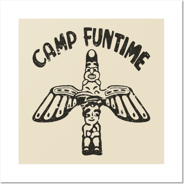 Camp Funtime 1977 Dark Wall Art by JCD666